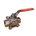 Кран шаровой Tecofi BS6375BSP 1″1/2 Ду40 Ру63 полнопроходной, разборный, трехсоставной, внутренняя резьба, стальной